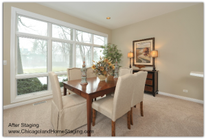 should I offer a carpet allowance home staging after photo