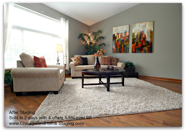 plainfield home staging after