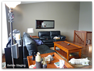 plainfield home staging after photos