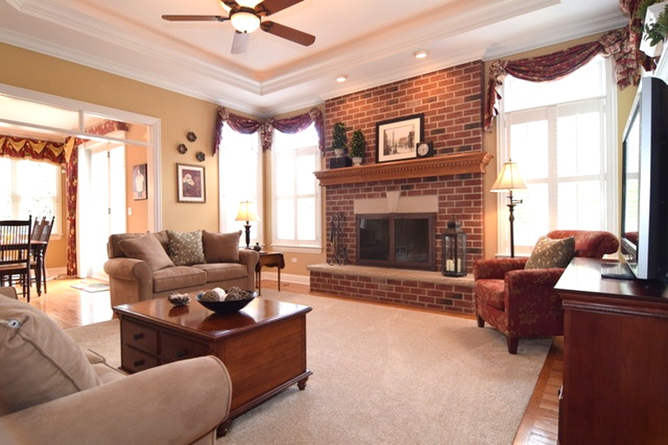 naperville home staging the family room