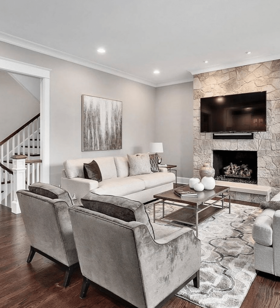 Chicagoland Home Staging Hinsdale Family Room