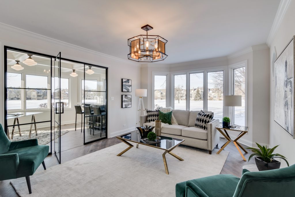 Chicagoland Home Staging Green Interior Design Furniture Color 2020