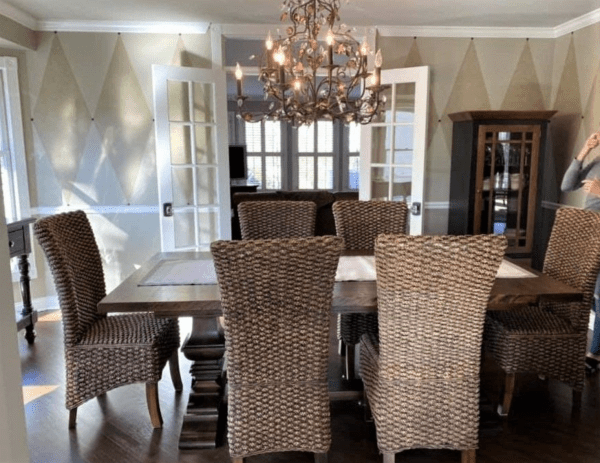 Before & After Dining Room Staging Spotlight