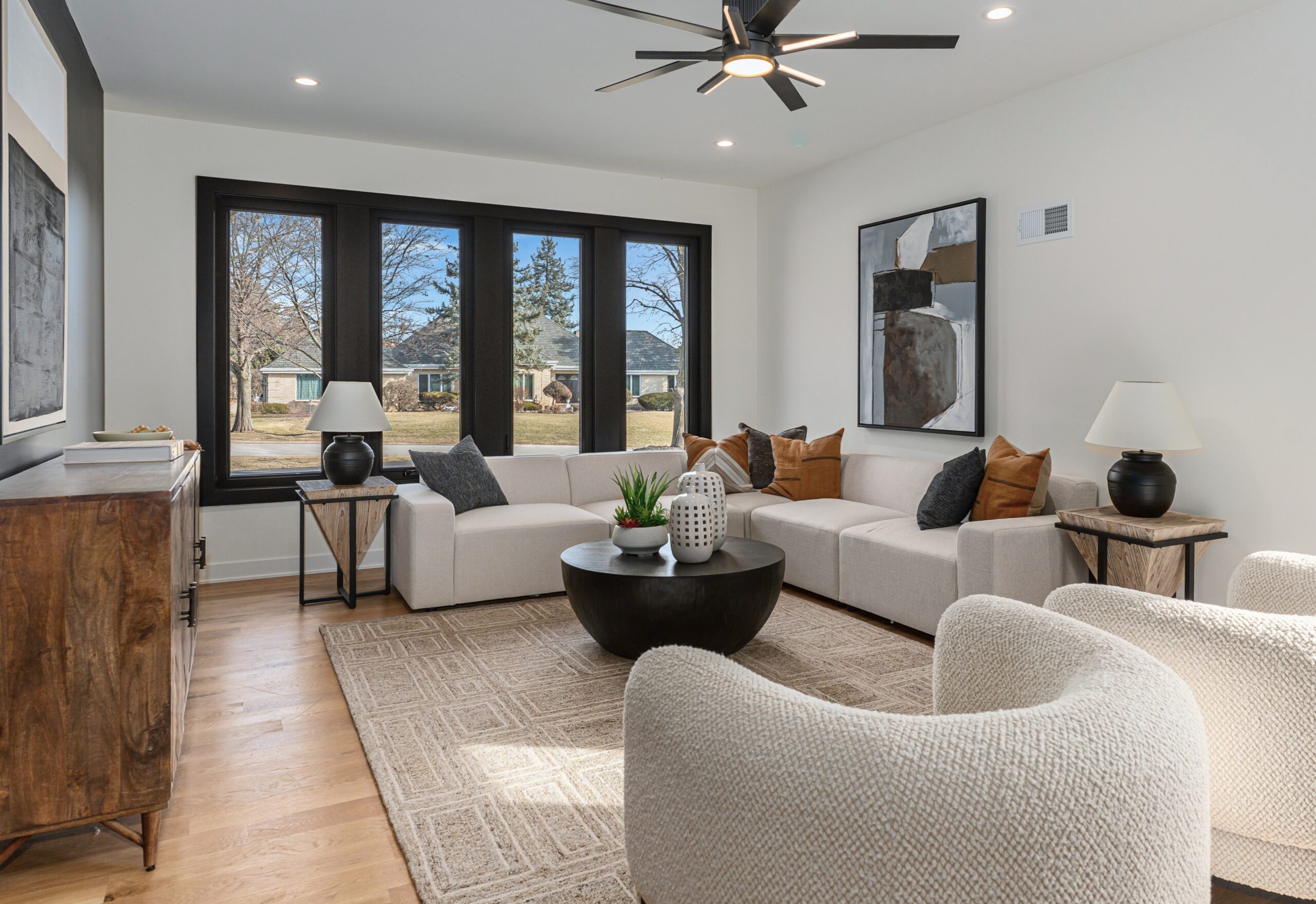 Chicagoland Home Staging Family Room Make Over Naperville