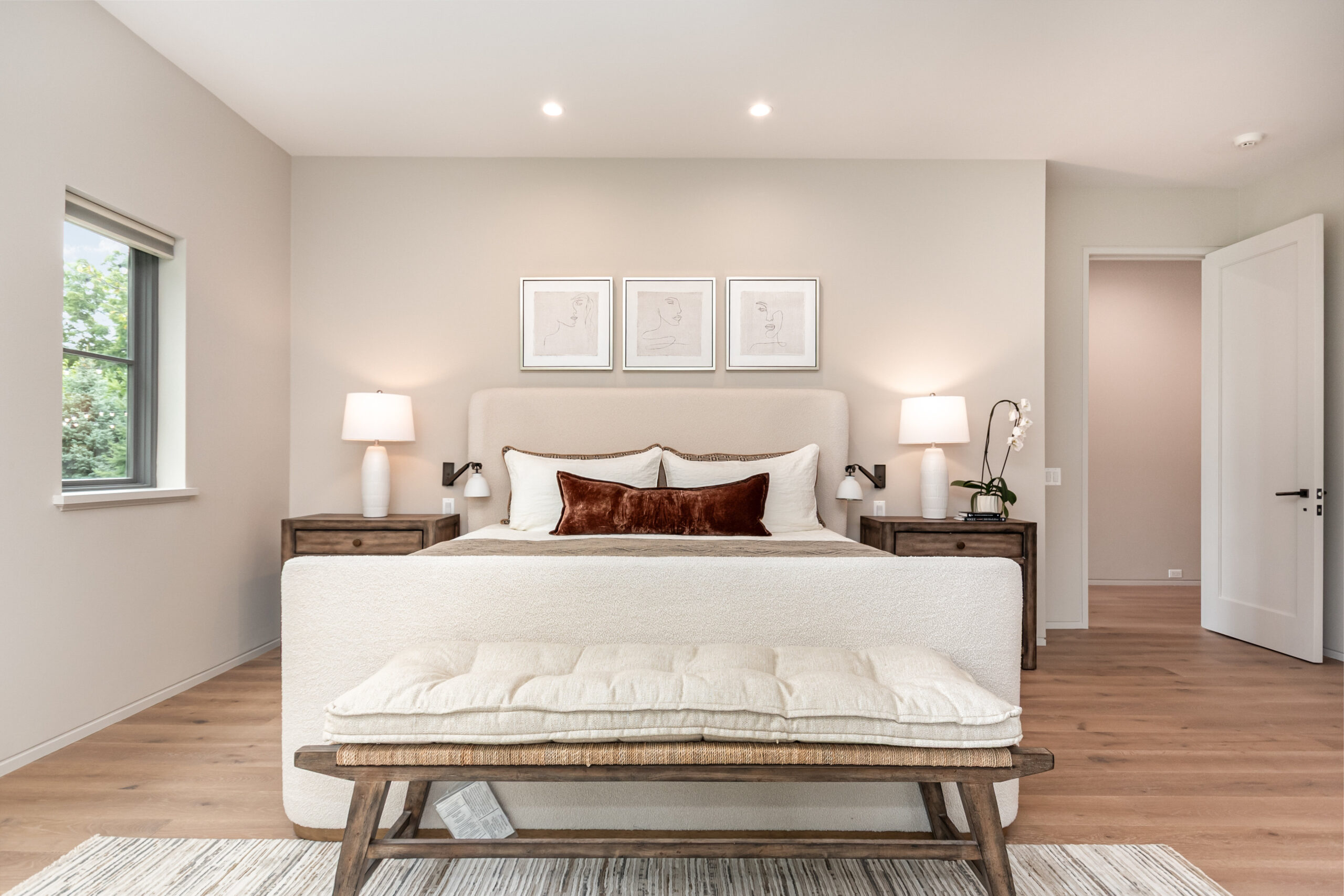 Senior living model units staging Naperville