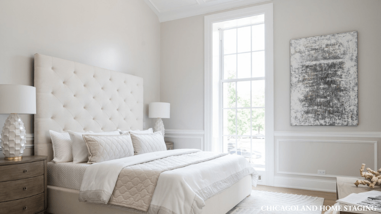 Senior living model units staging Naperville