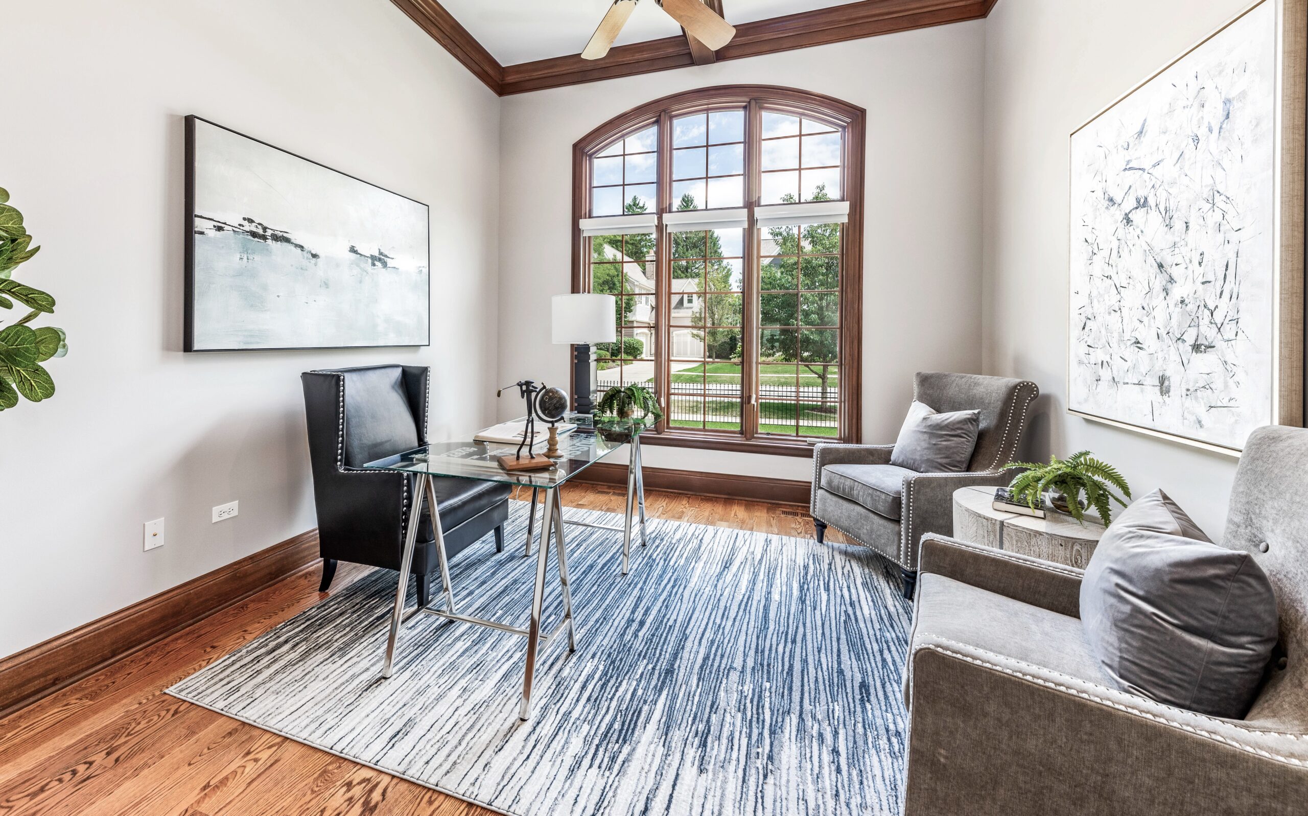 chicagoland home staging living room